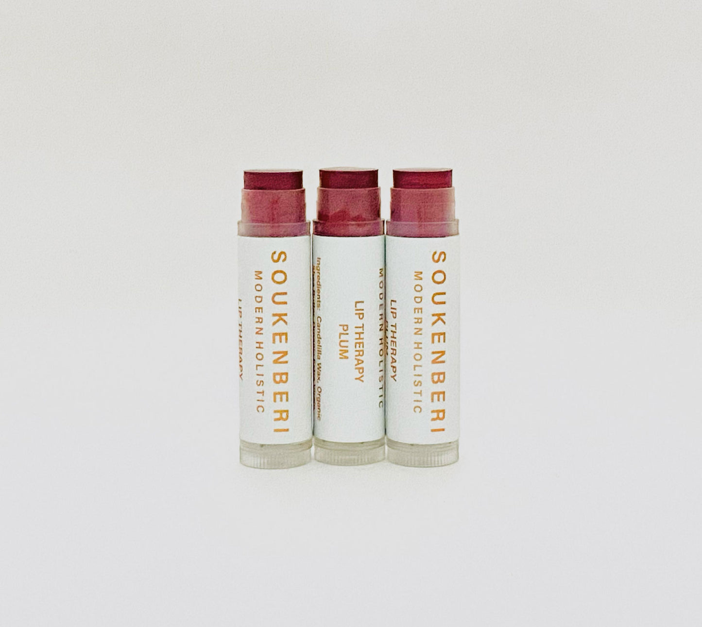 Lip Therapy Stick - Pack of 3 - Plum